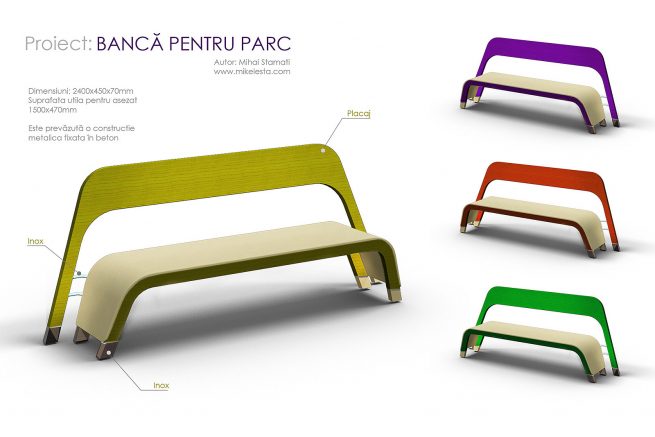 Urban Furniture Mihai Stamati Atelier De Design Banca Trapez Urban Furniture